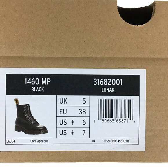 DR MARTINS 1460 Lunar Milled Leather Boot - Picture 11 of 12